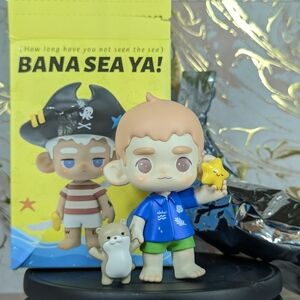 Bana Bana See Ya! Blind Box Figure Monkey Boy With Otter, Brand New